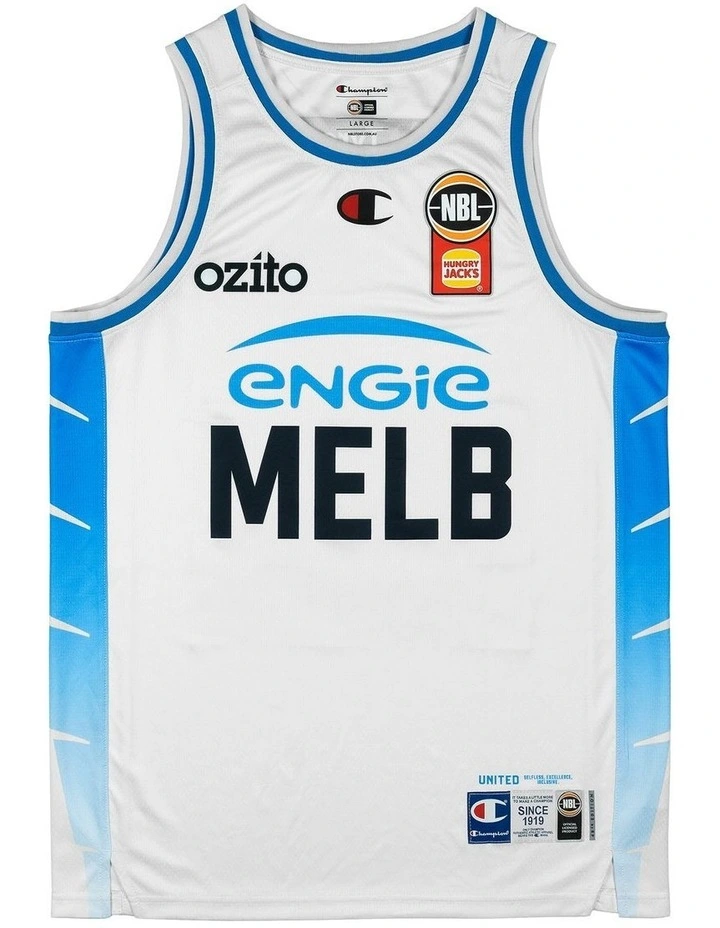 Melbourne United 25/26 Alternate Jersey in White image 3