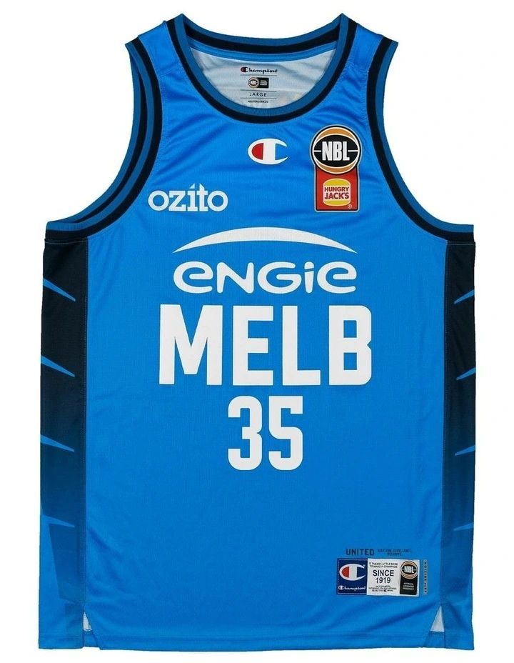 Milton Doyle Melbourne United 25/26 Alternate Jersey in Blue image 2
