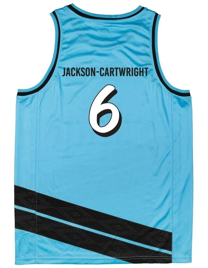 Parker Jackson-Cartwright New Zealand Breakers 25/26 Alternate Jersey in Blue image 3
