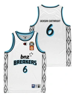Parker Jackson-Cartwright New Zealand Breakers 25/26 Alternate Jersey in White