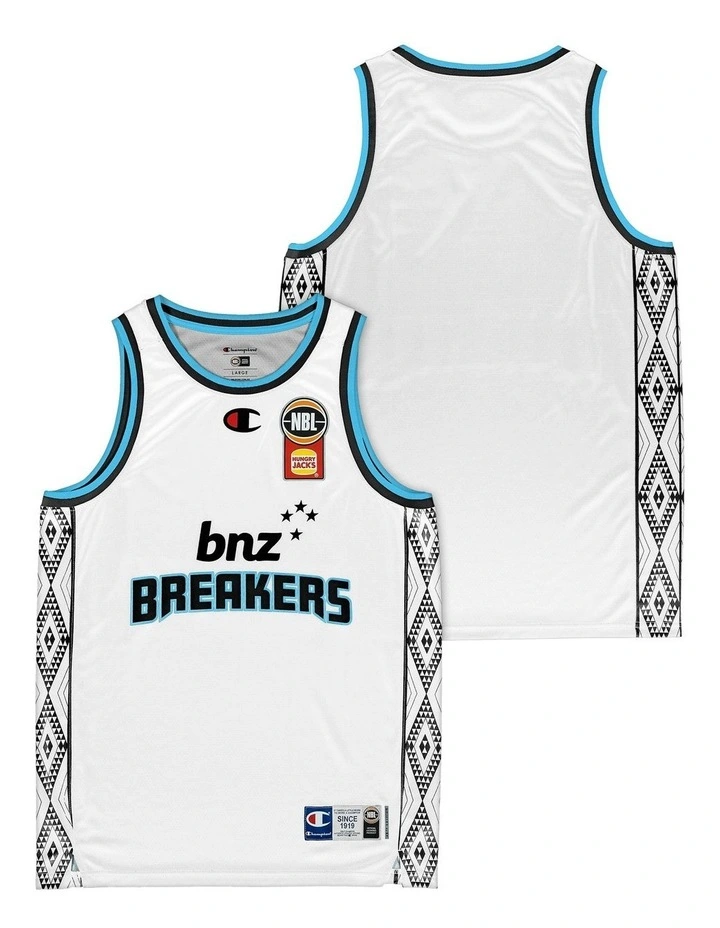 New Zealand Breakers 25/26 Alternate Jersey in White image 1
