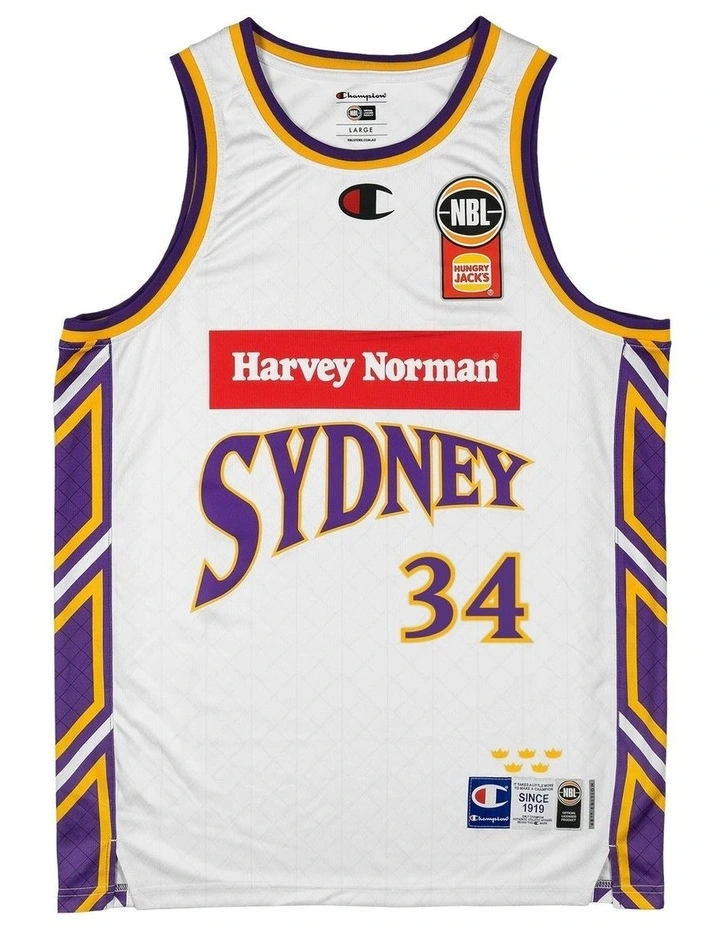 Keli Leaupepe Sydney Kings 25/26 Alternate Jersey in White image 2