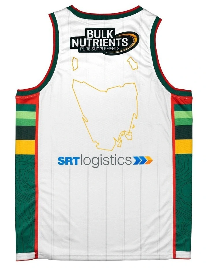 Tasmania JackJumpers 25/26 Alternate Jersey in White image 4