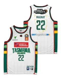 Will Magnay Tasmania JackJumpers 25/26 Alternate Jersey in White