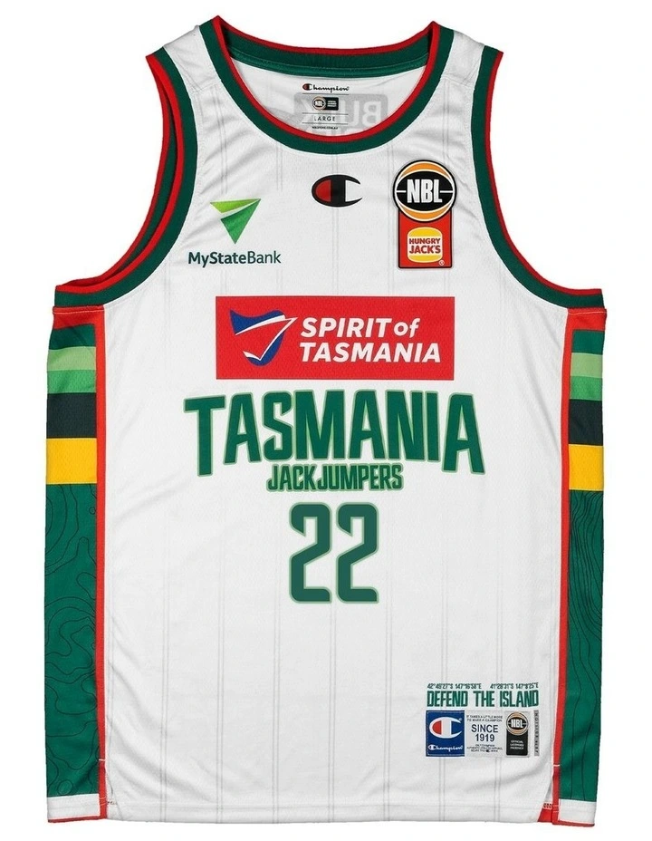 Will Magnay Tasmania JackJumpers 25/26 Alternate Jersey in White image 2
