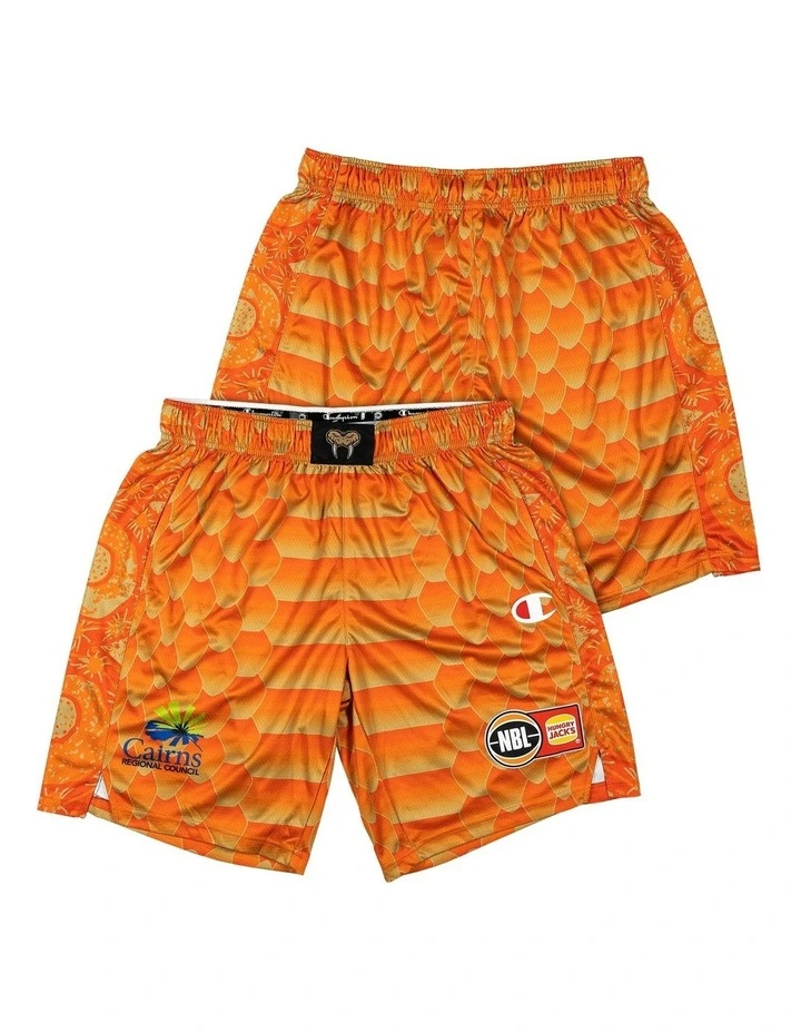Cairns Taipans 25/26 Primary Shorts in Orange image 1