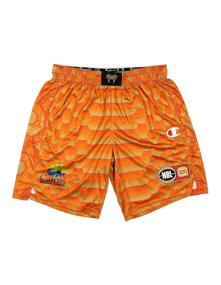 Cairns Taipans 25/26 Primary Shorts in Orange image 3