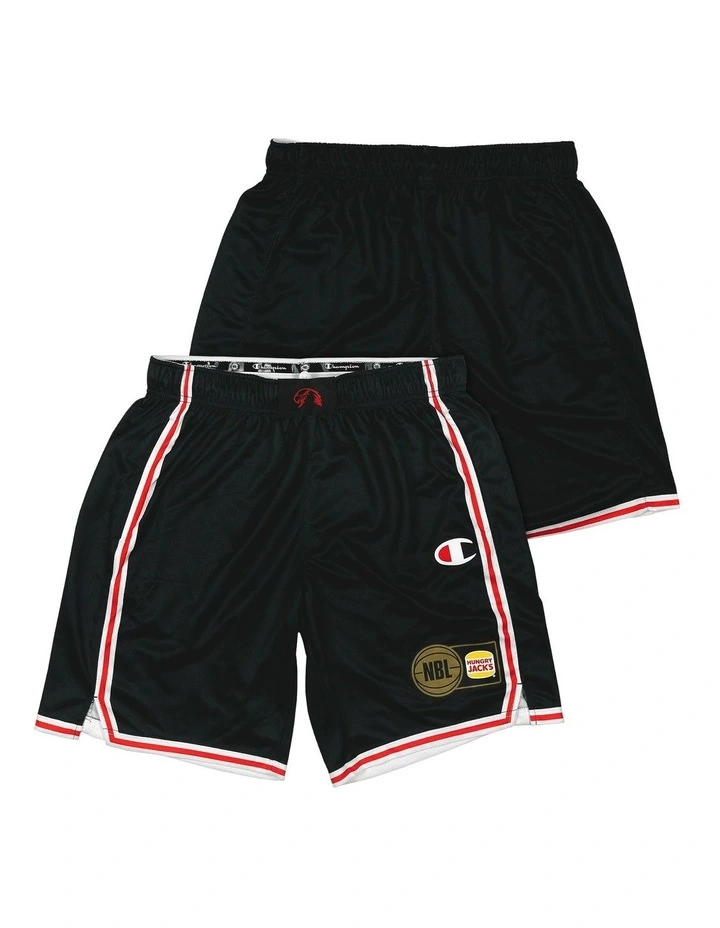 Illawarra Hawks 25/26 Primary Shorts in Black image 1