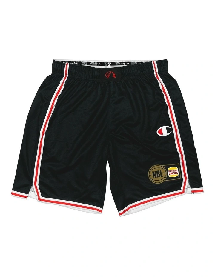 Illawarra Hawks 25/26 Primary Shorts in Black image 3