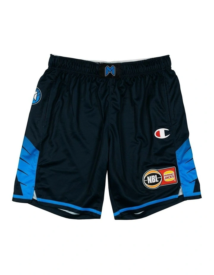 Melbourne United 25/26 Primary Shorts in Black image 3