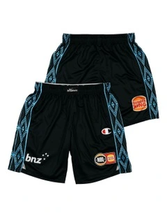 New Zealand Breakers 25/26 Primary Shorts in Black