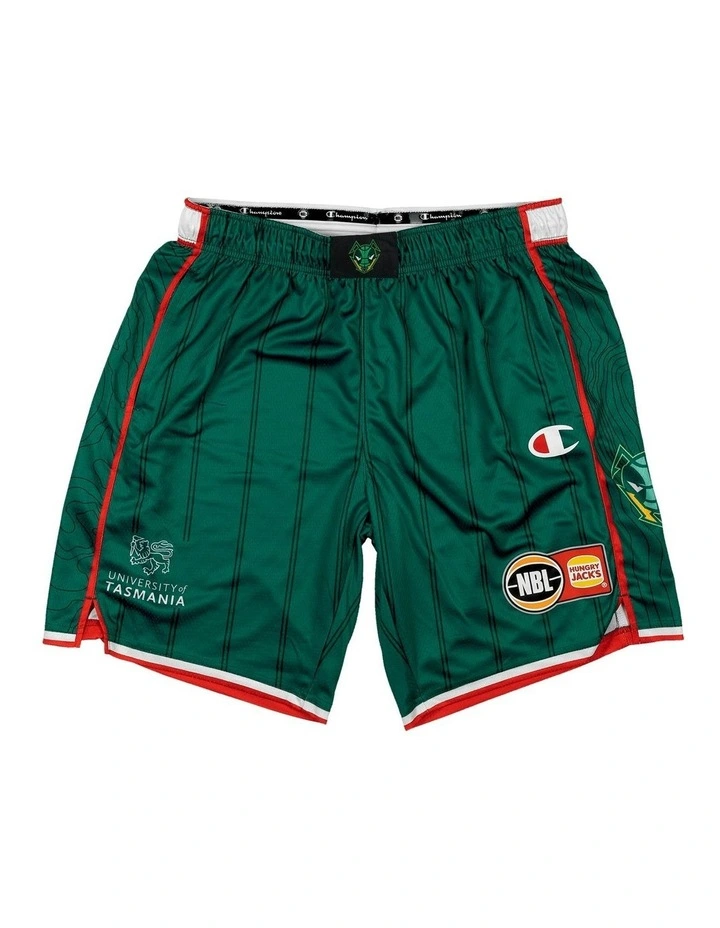 Tasmania JackJumpers 25/26 Primary Shorts in Green image 3