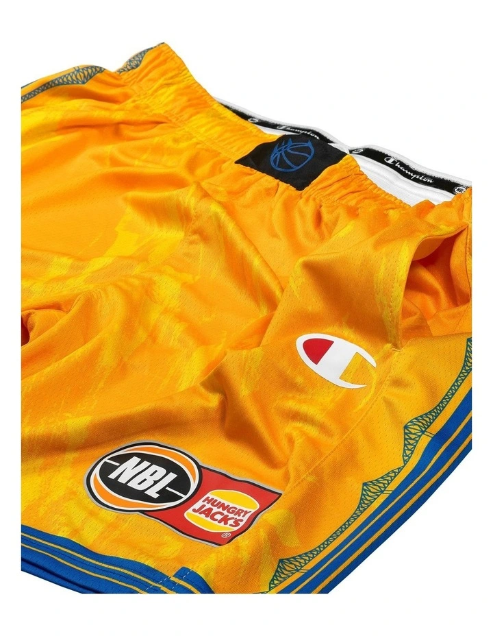 Brisbane Bullets 25/26 Alternate Shorts in Yellow image 2