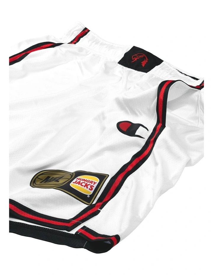 Illawarra Hawks 25/26 Alternate Shorts in White image 2