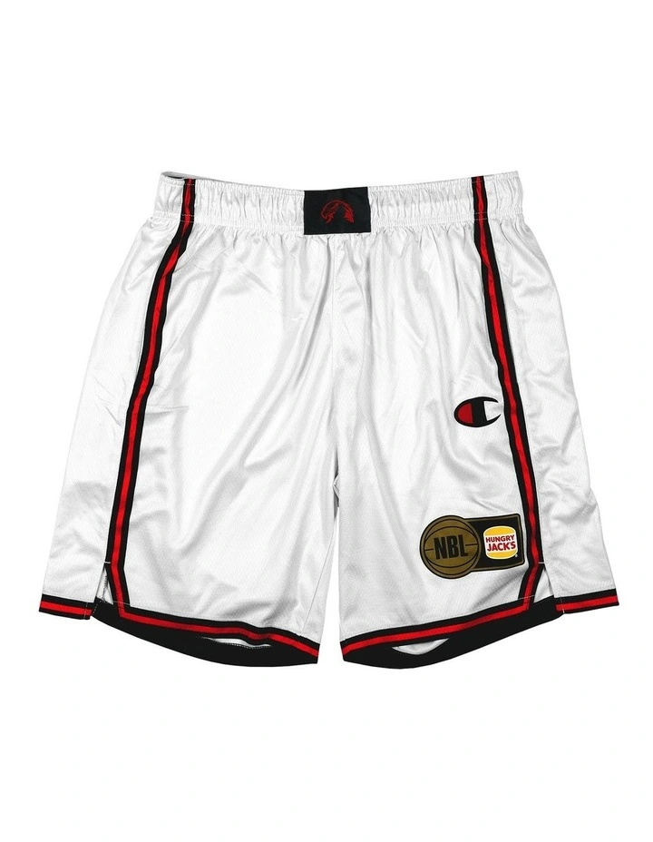 Illawarra Hawks 25/26 Alternate Shorts in White image 3