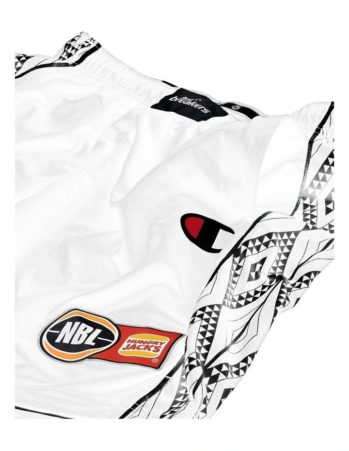 New Zealand Breakers 25/26 Alternate Shorts in White image 2