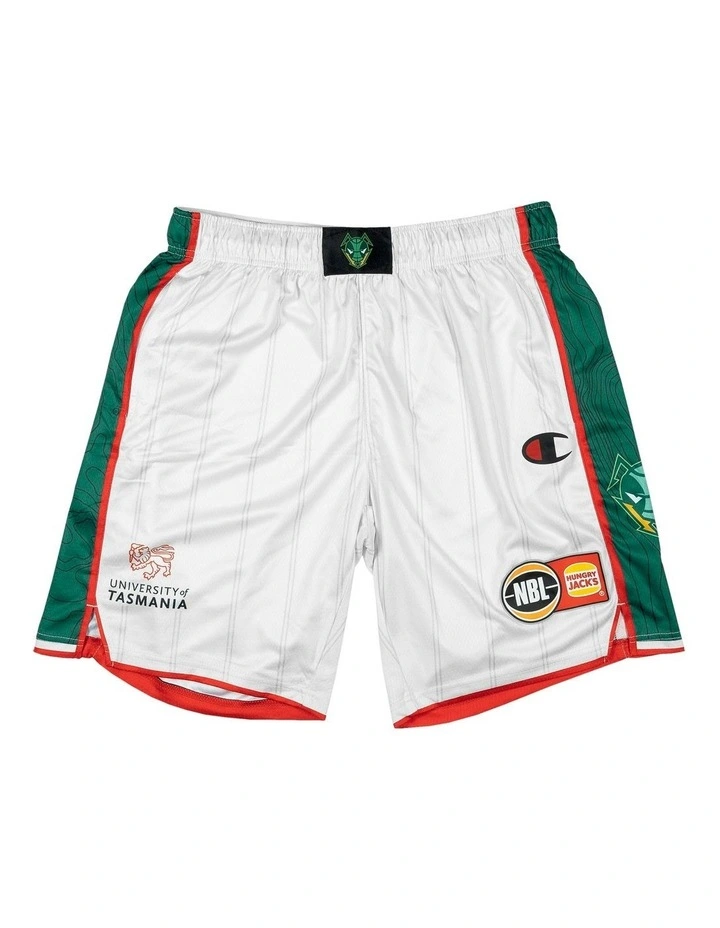 Tasmania JackJumpers 25/26 Alternate Shorts in White image 3