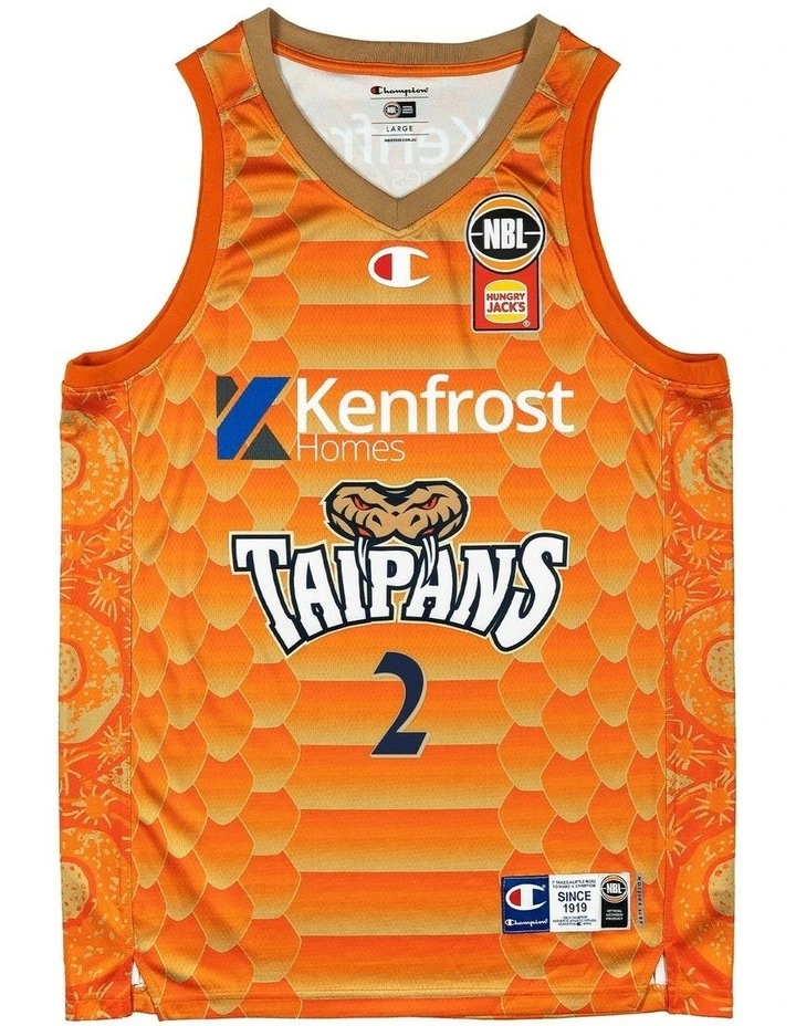Reyne Smith Cairns Taipans 25/26 Primary Jersey in Orange image 2