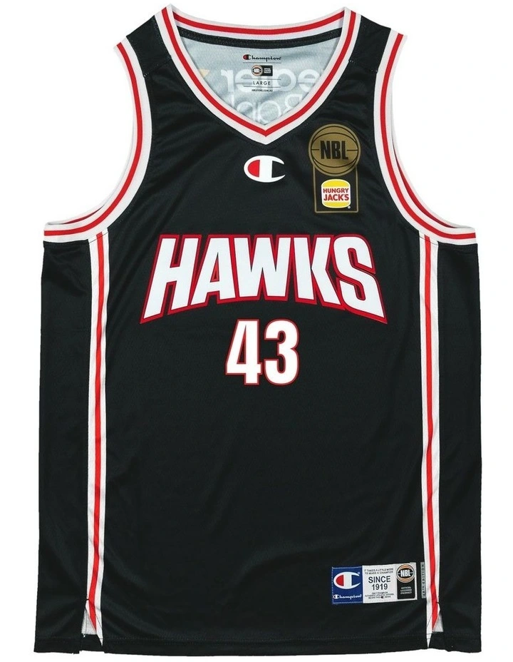 Jonah Bolden Illawarra Hawks 25/26 Primary Jersey in Black image 2