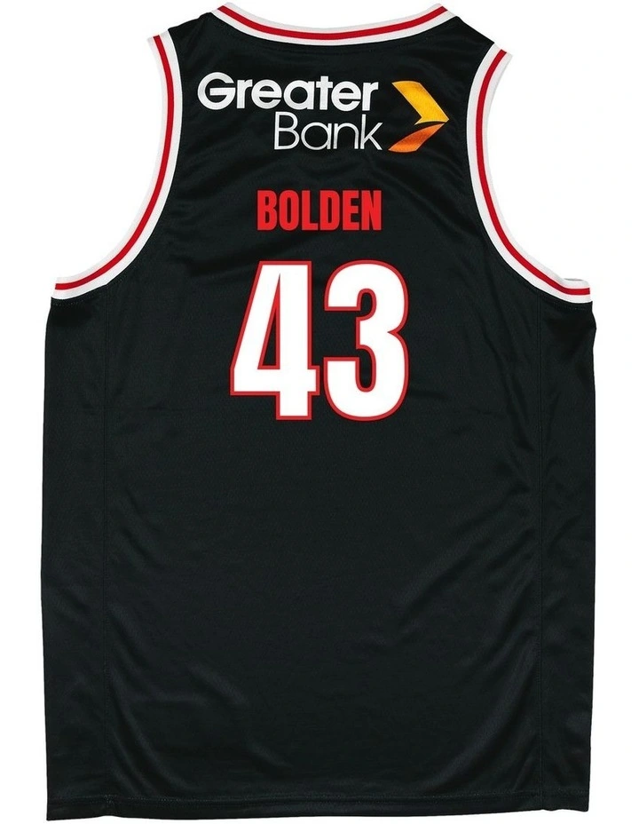Jonah Bolden Illawarra Hawks 25/26 Primary Jersey in Black image 3