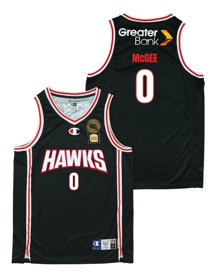 JaVale McGee Illawarra Hawks 25/26 Primary Jersey in Black image 1