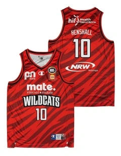 Ben Henshall Perth Wildcats 25/26 Primary Jersey in Red