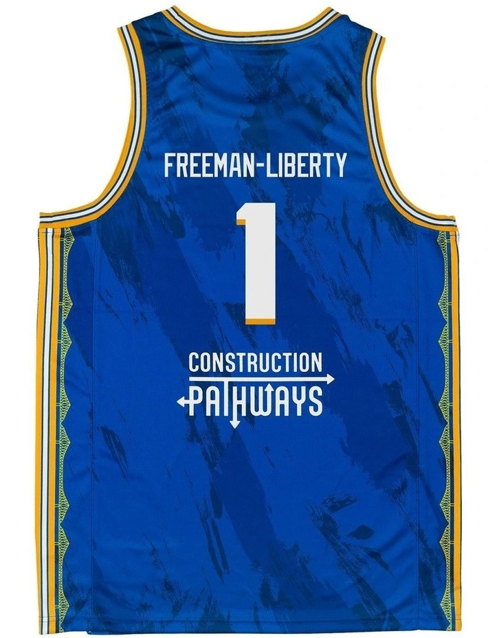 Javon Freeman-Liberty Brisbane Bullets 25/26 Primary Jersey in Blue image 3