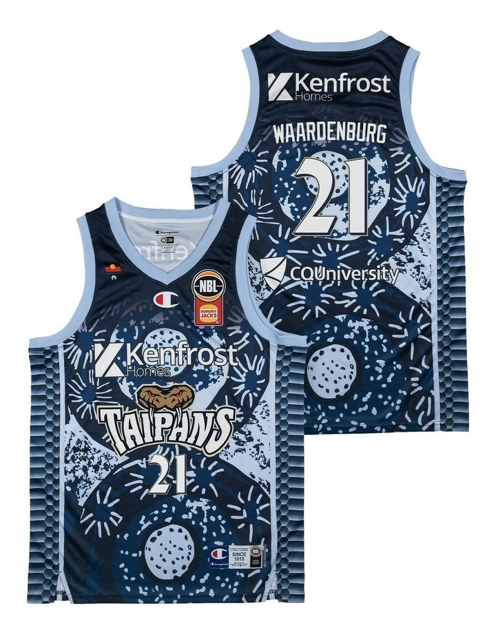 Cairns Taipans 25/26 Indigenous Jersey in Blue image 1