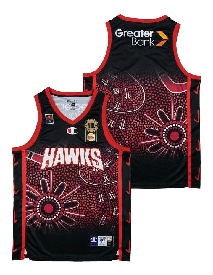 Illawarra Hawks 25/26 Indigenous Jersey in Black image 1