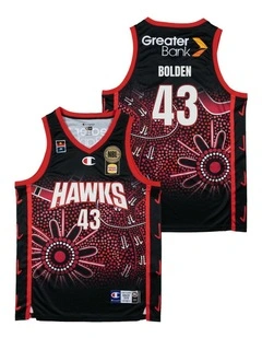 Illawarra Hawks 25/26 Indigenous Jersey in Black