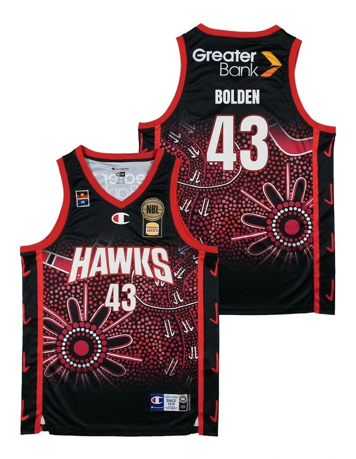 Illawarra Hawks 25/26 Indigenous Jersey in Black image 1