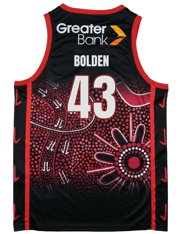 Illawarra Hawks 25/26 Indigenous Jersey in Black image 4