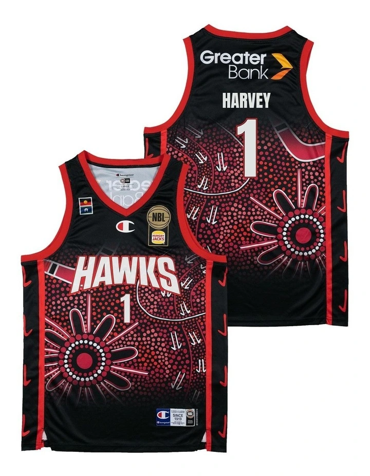 Illawarra Hawks 25/26 Indigenous Jersey in Black image 1