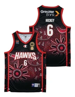Illawarra Hawks 25/26 Indigenous Jersey in Black