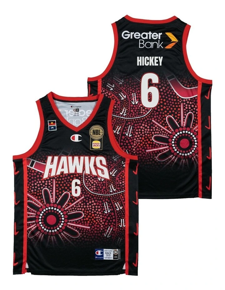 Illawarra Hawks 25/26 Indigenous Jersey in Black image 1