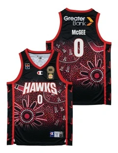 Illawarra Hawks 25/26 Indigenous Jersey in Black