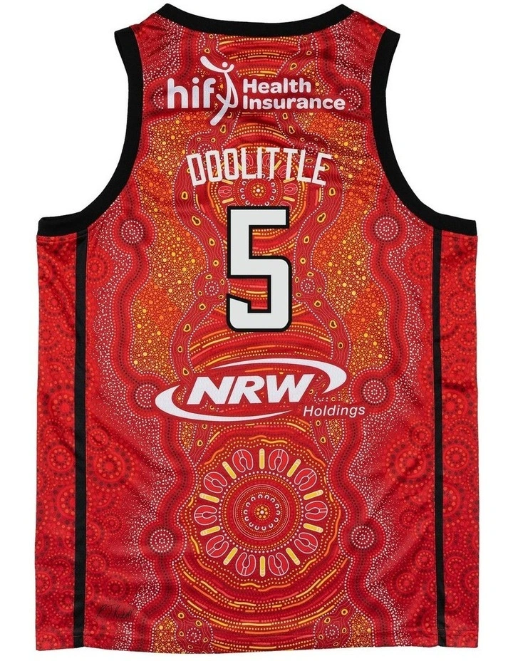 Perth Wildcats 25/26 Indigenous Jersey in Red image 4