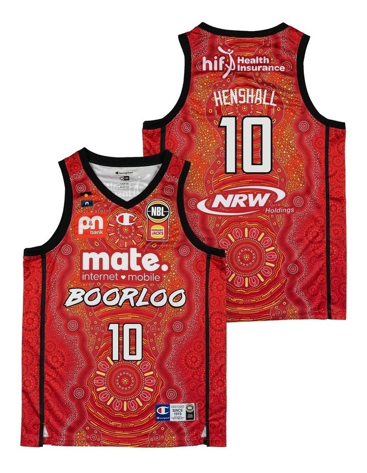 Perth Wildcats 25/26 Indigenous Jersey in Red image 1