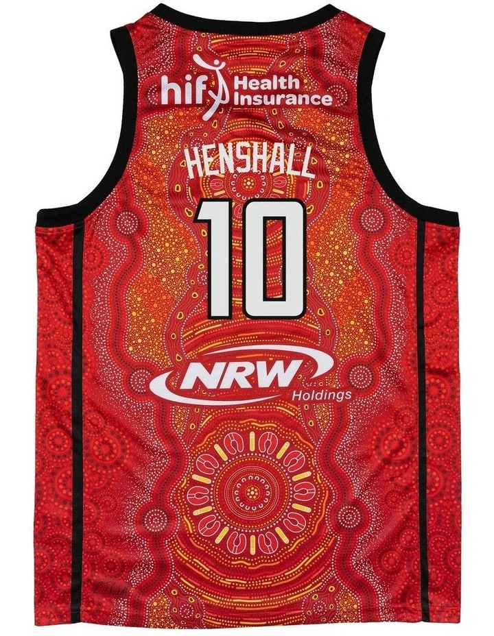 Perth Wildcats 25/26 Indigenous Jersey in Red image 4