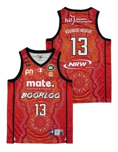 Perth Wildcats 25/26 Indigenous Jersey in Red