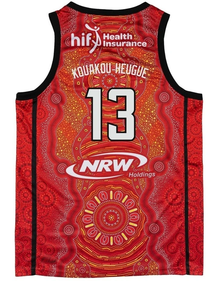 Perth Wildcats 25/26 Indigenous Jersey in Red image 4