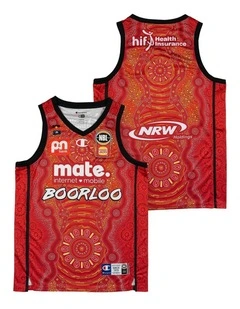 Perth Wildcats 25/26 Indigenous Jersey in Red