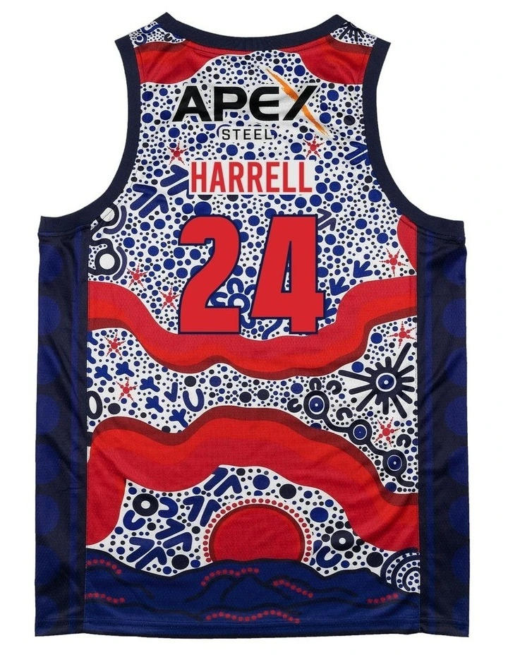 Adelaide 36ers 25/26 Indigenous Jersey Montrezl Harrell in Blue image 4