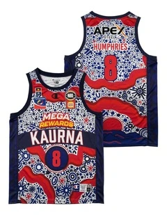 Adelaide 36ers 25/26 Indigenous Jersey in Isaac Humphries