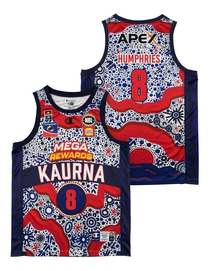 Adelaide 36ers 25/26 Indigenous Jersey in Isaac Humphries image 1