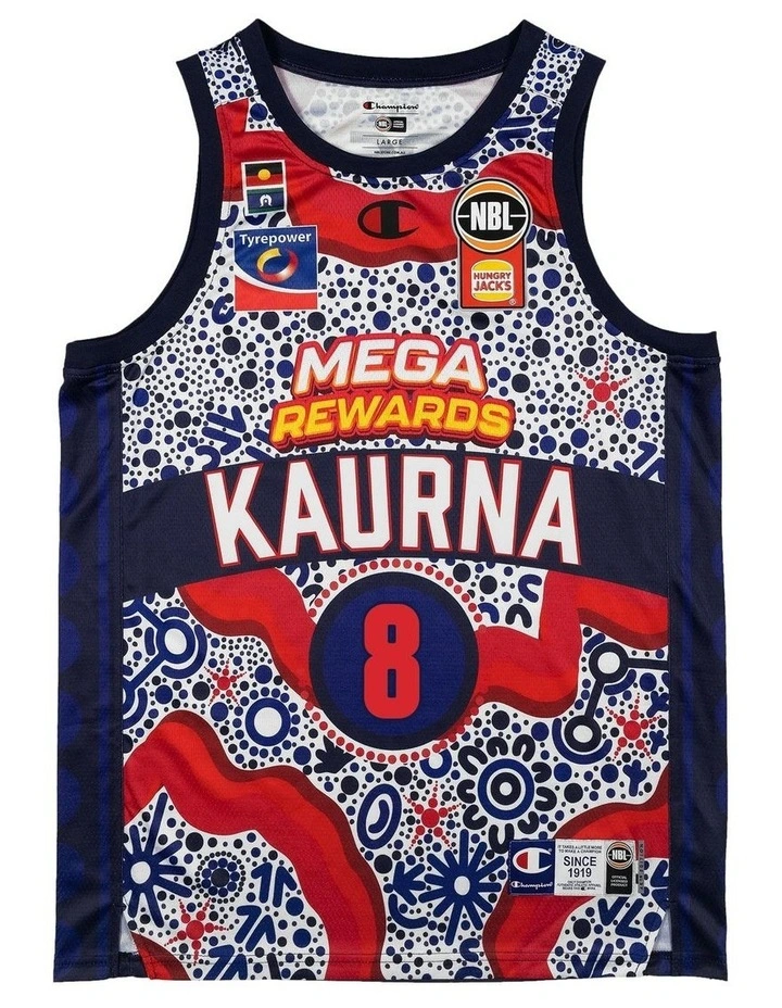 Adelaide 36ers 25/26 Indigenous Jersey in Isaac Humphries image 3