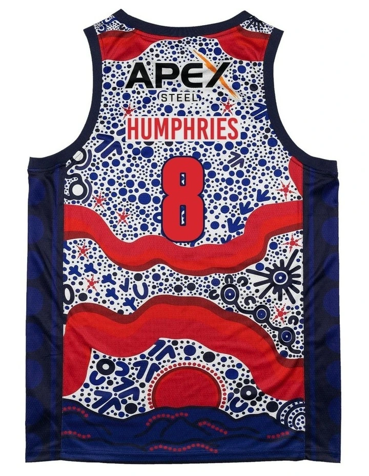 Adelaide 36ers 25/26 Indigenous Jersey in Isaac Humphries image 4