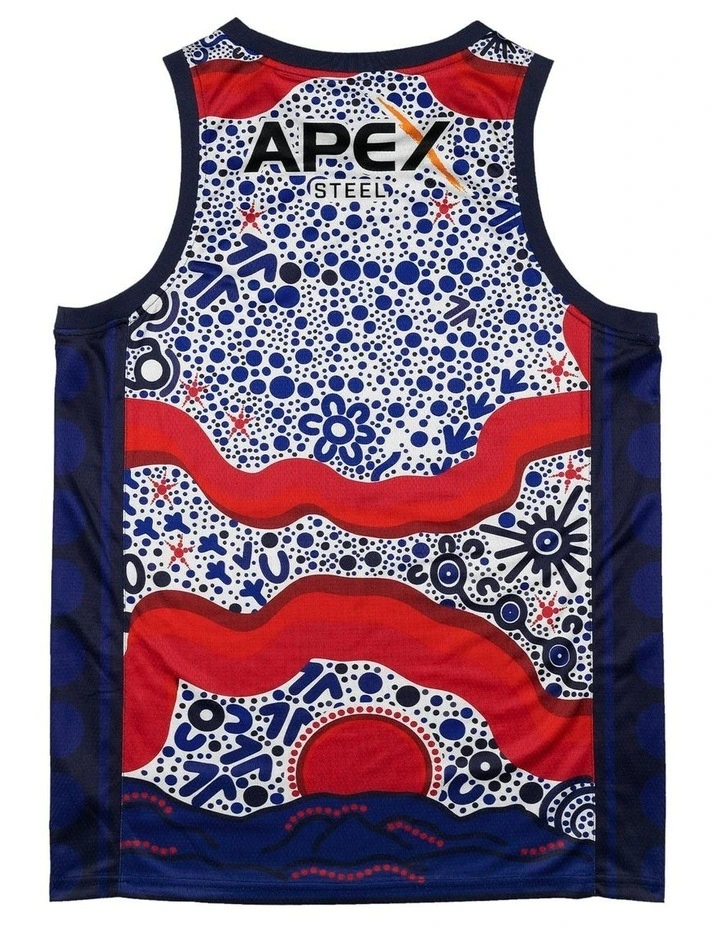 Adelaide 36ers 25/26 Indigenous Jersey in Blue image 4