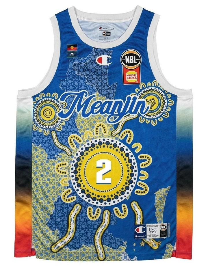 Brisbane Bullets 25/26 Indigenous Jersey in Jaylen Adams image 3