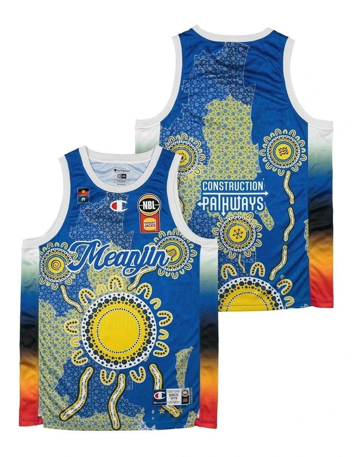 Brisbane Bullets 25/26 Indigenous Jersey in Multi image 1